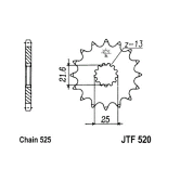JT Sprockets JTF52017RB