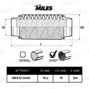 Miles HBFB572X203