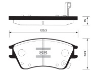 Sangsin brake SP1147