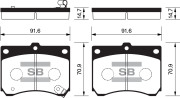Sangsin brake SP1216