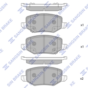 Sangsin brake SP2933