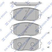 Sangsin brake SP4509